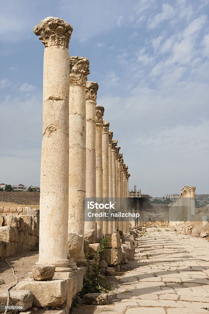 Римск�ий город Gerasa в Jerash, Иордания - Стоковые фото Аравийский полуостров роялти-фри