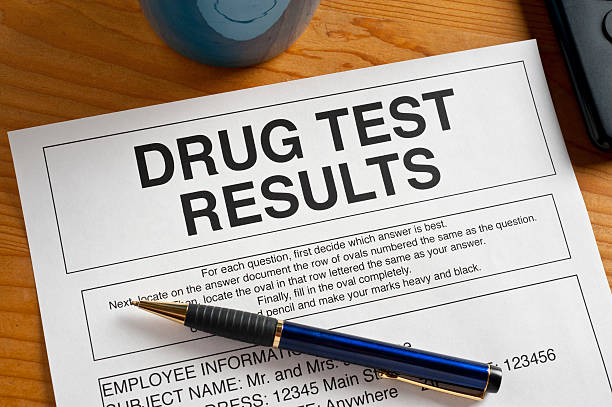 Drug Test stock photo