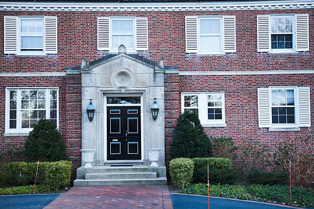 Luxurious home facade in Chicago suburbsClick for more real estate photos: