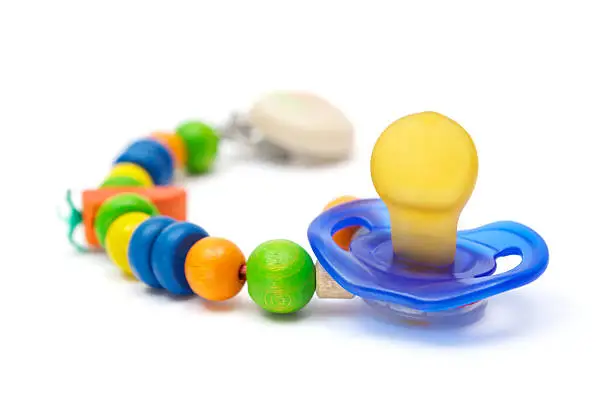 Photo of Pacifier and Wooden Beads