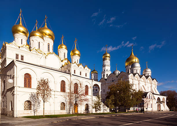 istock Churches at Cathedral Square of Moscow Kremlin 174757367