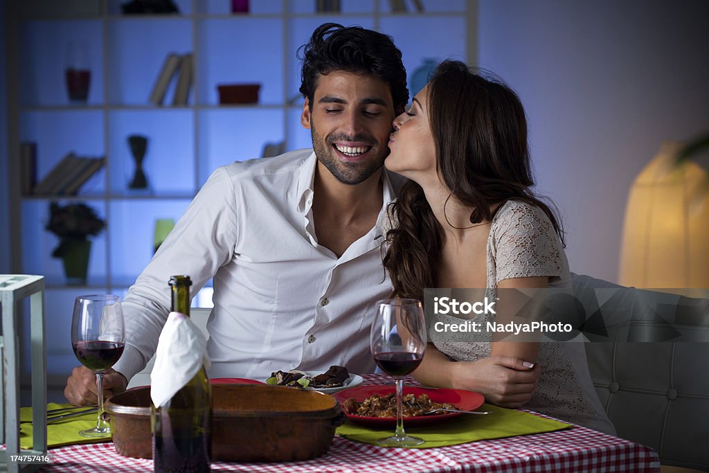 La cena - Foto de stock de Abrazar libre de derechos