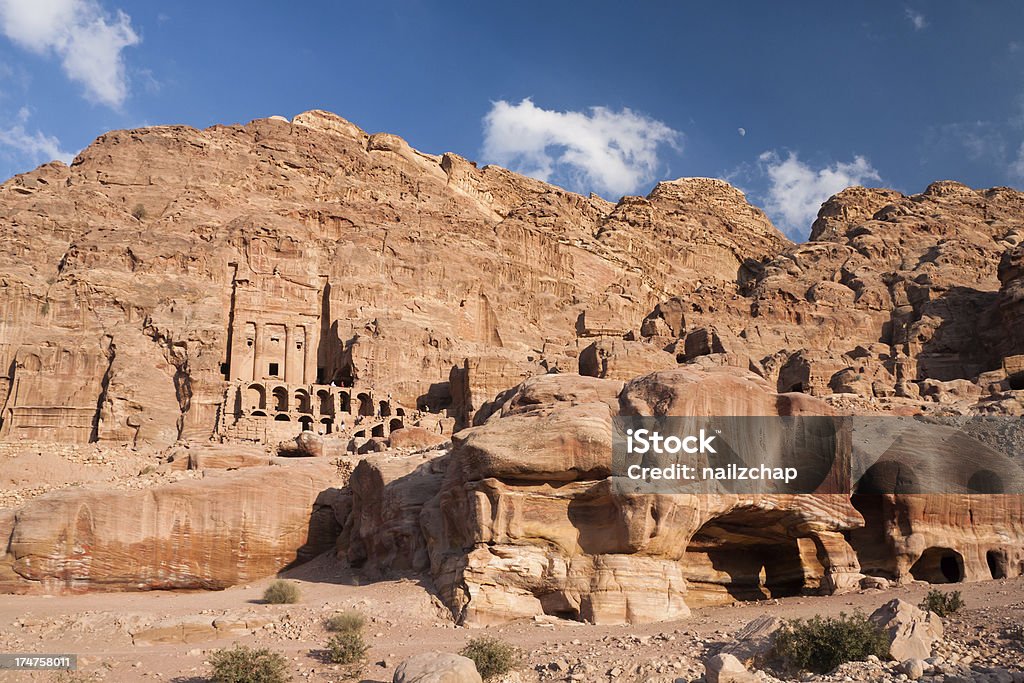 Túmulos de real em Petra, na Jordânia - Royalty-free Antigo Foto de stock