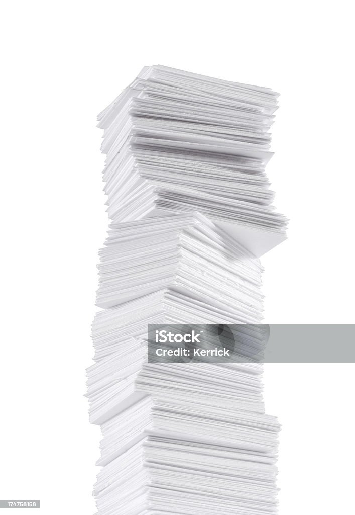 Stapel von Papier - Lizenzfrei Dokument Stock-Foto