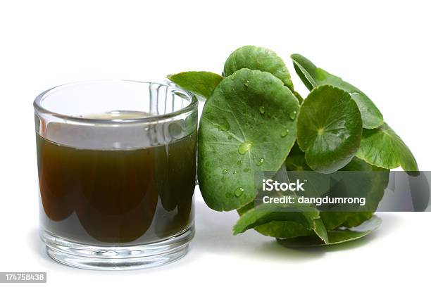Asiatic Pennywort 또는 Gotu Kola 잎 주스 아유르베다에 대한 스톡 사진 및 기타 이미지 - 아유르베다, 건강한 식생활, 녹색
