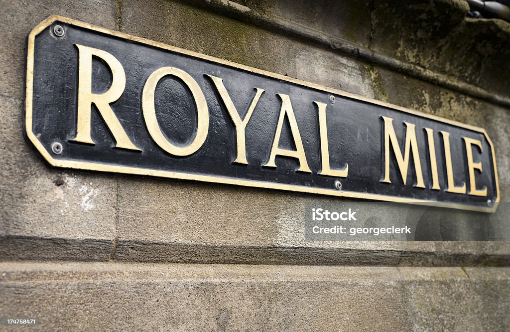 Di Edimburgo e Royal Mile - Foto stock royalty-free di Edimburgo