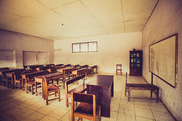 istock Empty Classroom in Indonesia Rural Village 174758531