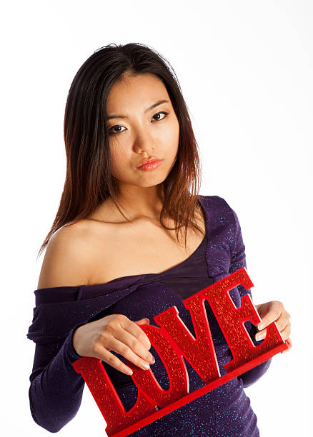 istock Attractive Asian Girl isolated on a white background 174760439