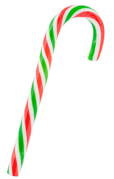 istock Red and green Christmas candy cane 174760738