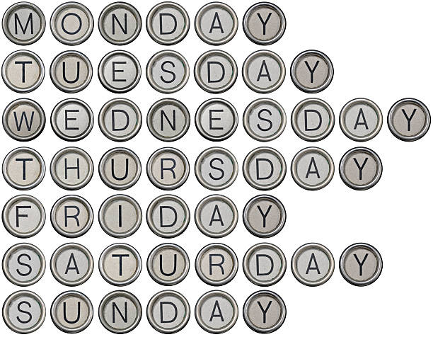 istock Days of the Week - Antique Typewriter Keys 174761276