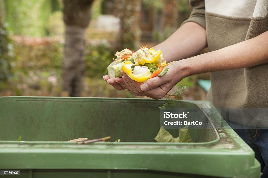 Cozinha e jardim de resíduos - Foto de stock de Composto royalty-free