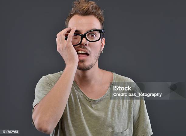 Crazy Stockfoto und mehr Bilder von Augenbraue - Augenbraue, Bizarr, Blick in die Kamera