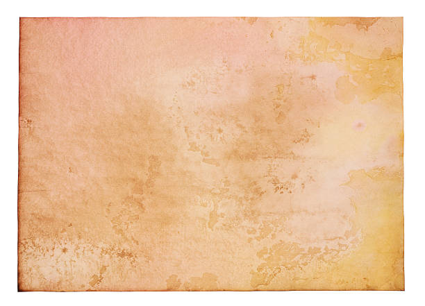 空白の鮮やかなアンティーク風パーチメントパピルス汚れた紙のテクスチャ - textured effect brown backgrounds textured点のイラスト素材／クリップアート素材／マンガ素材／ア��イコン素材