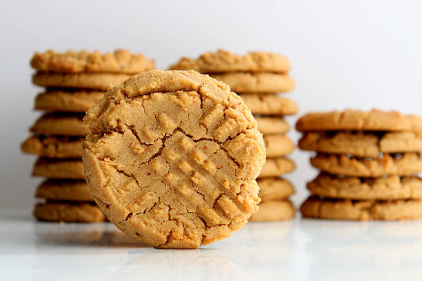Peanut Butter Cookie stock photo