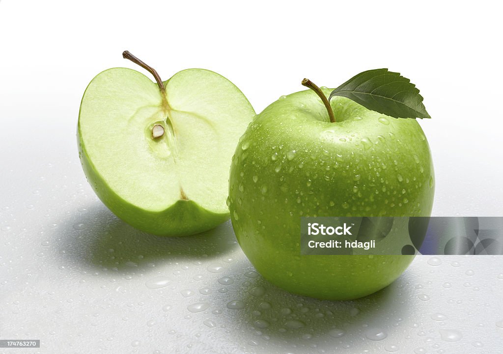녹색 사과들 - 로열티 프리 0명 스톡 사진