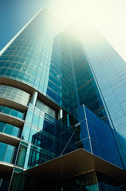 istock Corporate Building Against Sunlight, Low Angle View 174764038