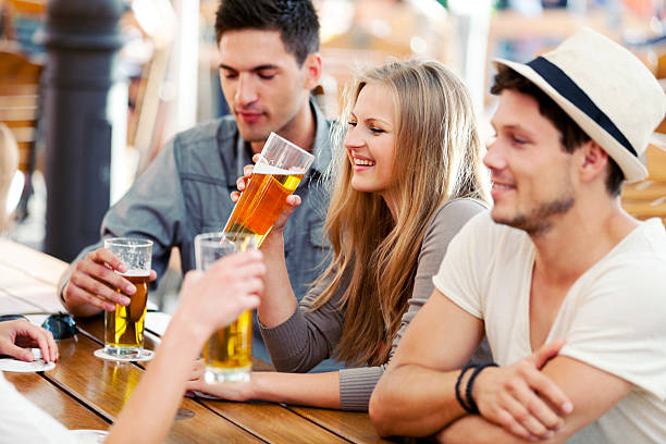 istock Group Of Friends Drinking Beer 174764061