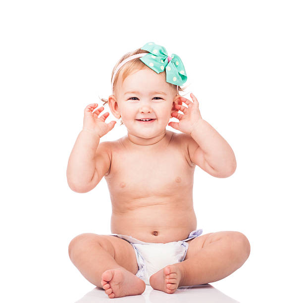 istock Adorable baby girl 174764102
