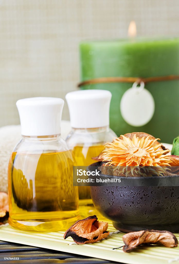 Aromaterapia e spa - Foto stock royalty-free di Arancione