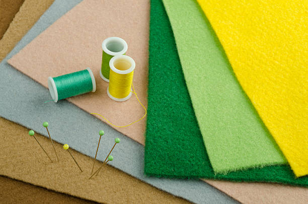istock colorful felt plates, needles and yarn 174764516