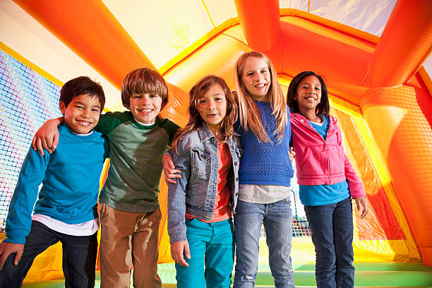 istock Children in bounce house 174764785