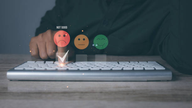istock Customer satisfaction experience. Unhappy Businessman Client with Sadness. 1747648928