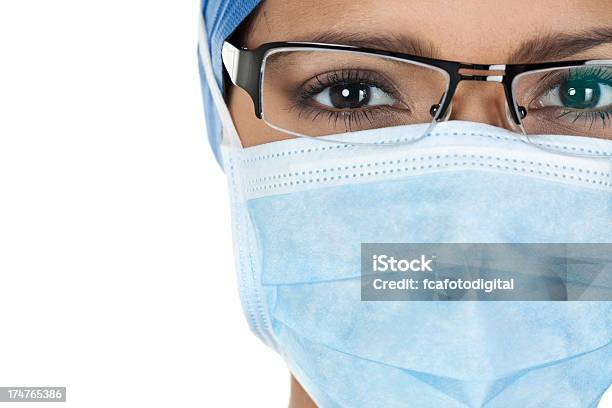 Close Up Of Female Doctor Stock Photo - Download Image Now - Adult, Adults Only, Close-up