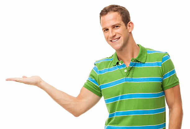 istock Man Presenting an Invisible Product - Isolated 174765715
