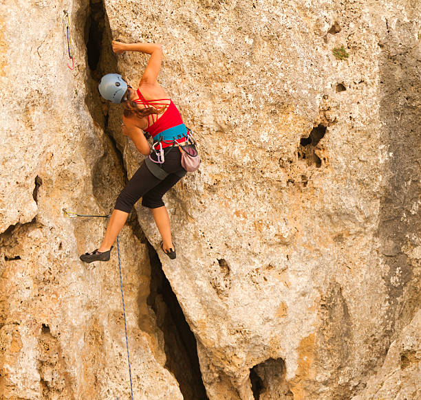 istock Woman rockclimbing 174766093