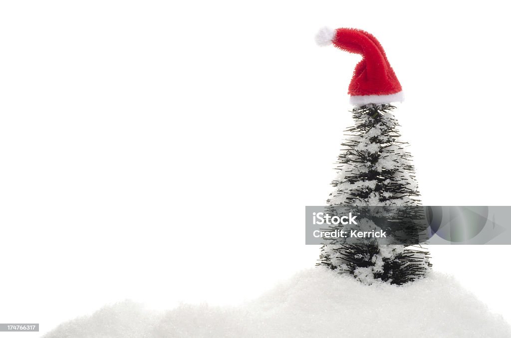 Christmas tree in Schnee - Lizenzfrei Baum Stock-Foto