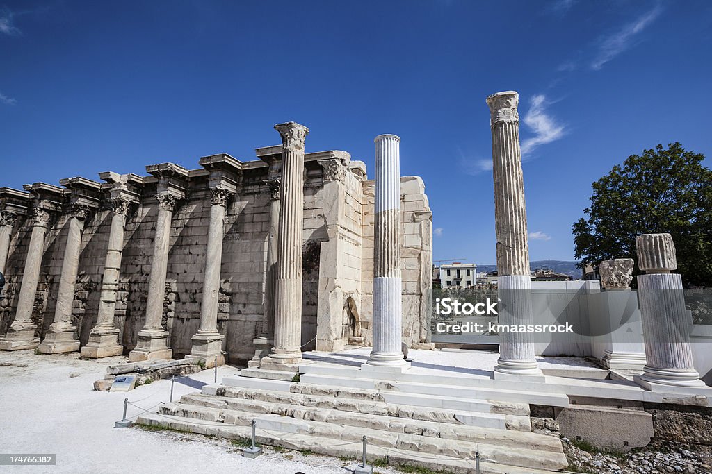 Ruínas em Atenas - Foto de stock de Acrópole - Atenas royalty-free