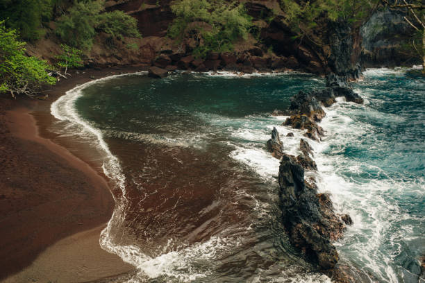 istock Red Sand Beach on Maui, HANA 1747667589