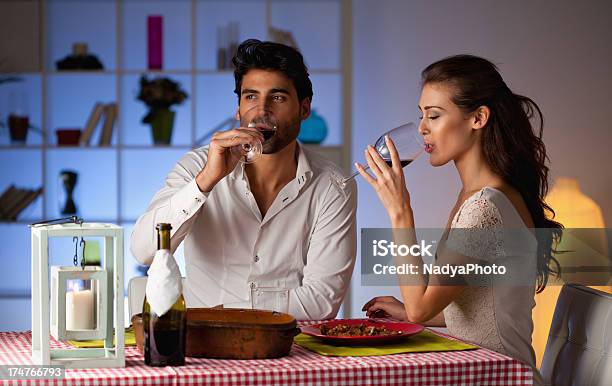 Dinner Stock Photo - Download Image Now - Alcohol - Drink, Drinking, Men