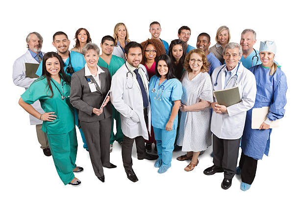 istock Doctors, Nurses, Hospital Staff, Administrators, Patients isolated on white background 174766815