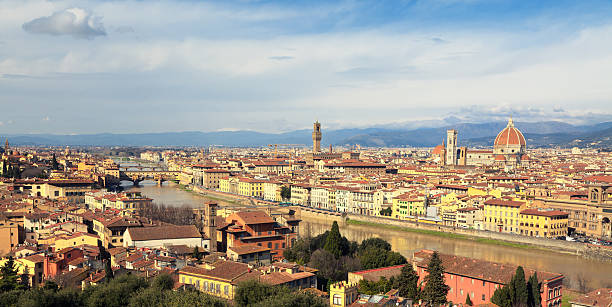 istock Florence Panorama with River Arno and Plazza Del Duomo 174766846