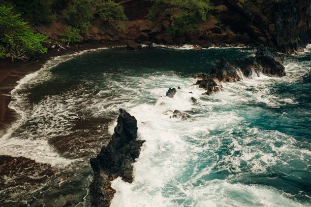 istock Red Sand Beach on Maui, HANA 1747668522