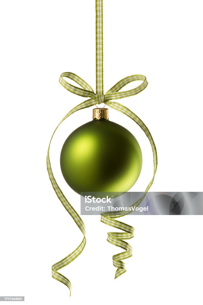Green Christmas Bauble - Foto de stock de Adorno de navidad libre de derechos