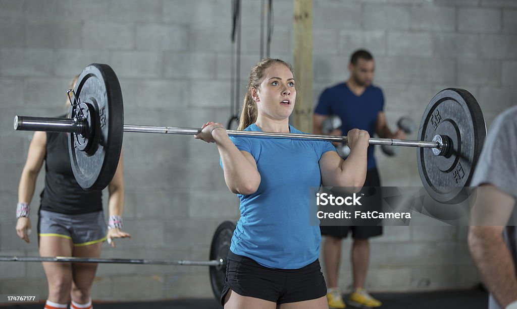 Menina crossfit atleta. - Royalty-free 20-29 Anos Foto de stock