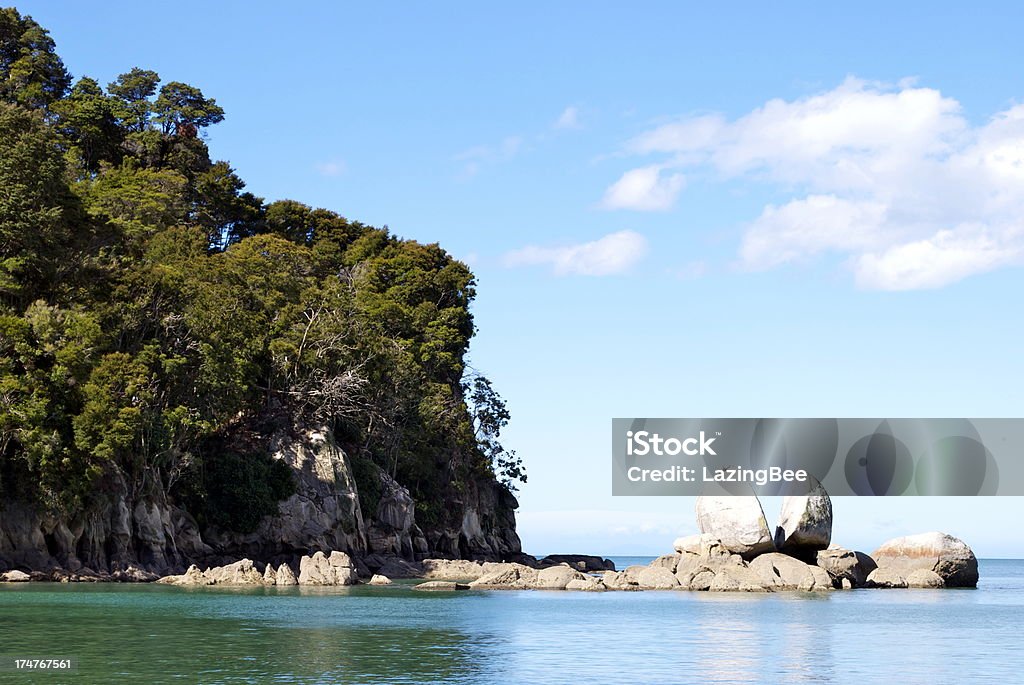 Split Apple Rock, Able Tasman National Park, NZ  Nelson Region - New Zealand Stock Photo