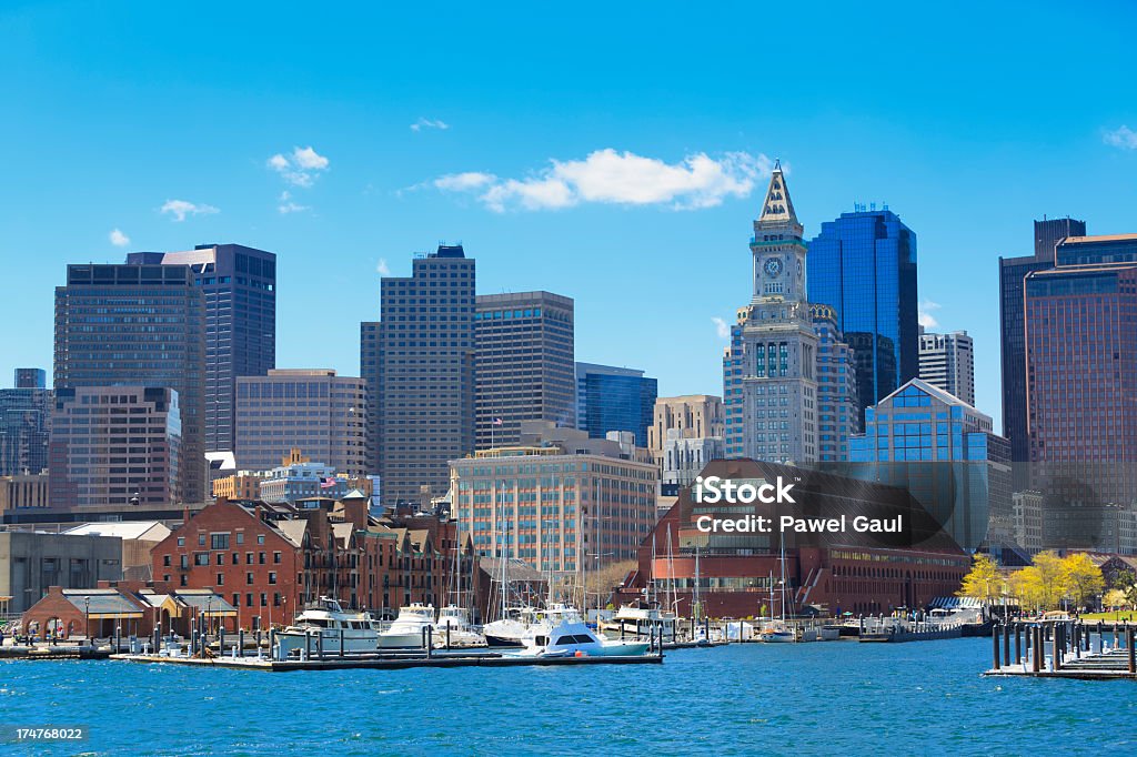 Rowe's-Kai marina in Boston - Lizenzfrei Boston Stock-Foto