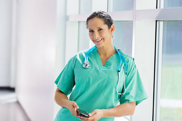 istock Doctor on call in a hospital corridor 174768367