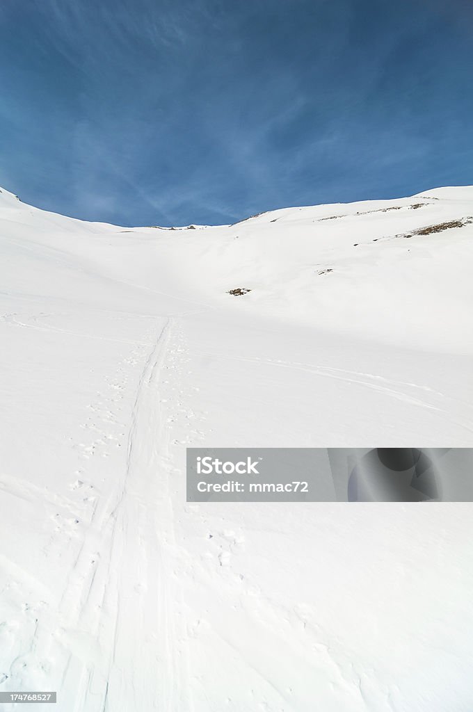 Paisagem de montanha no dia de sol - Royalty-free A nevar Foto de stock