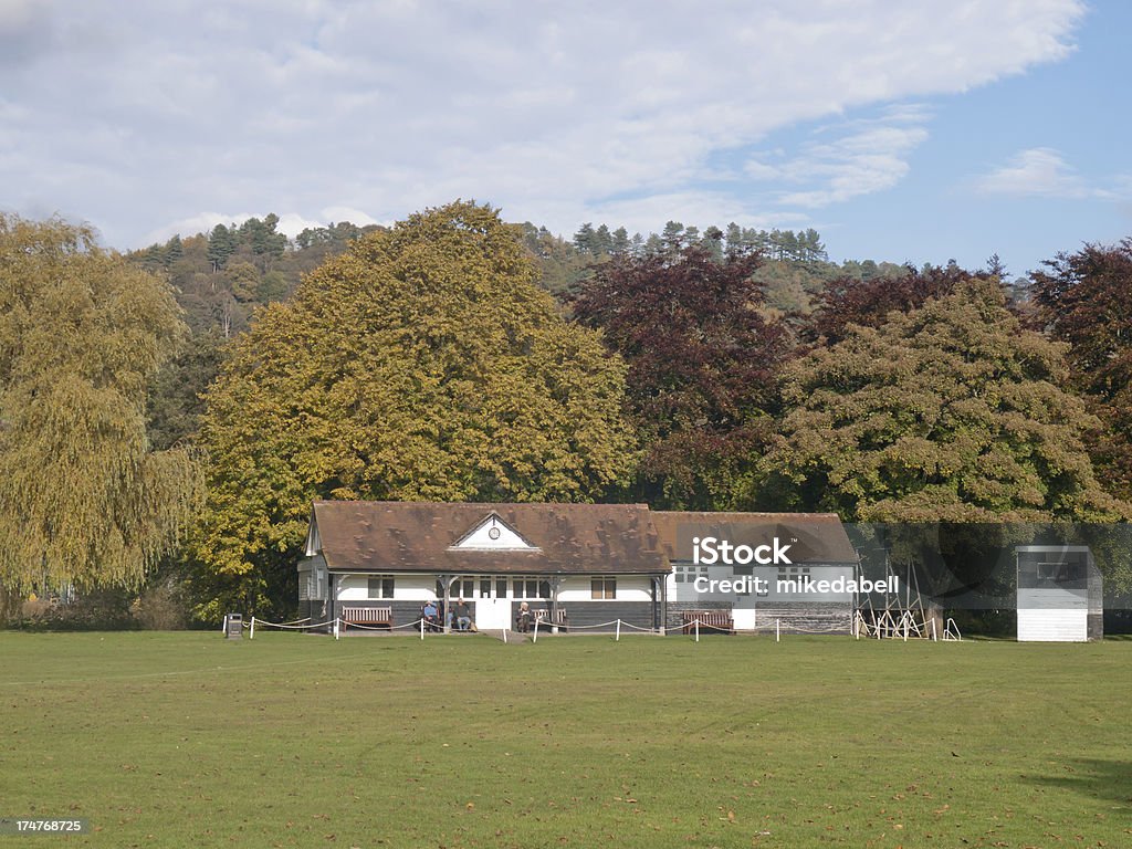 Cricket Pavilion - Foto de stock de Críquet libre de derechos