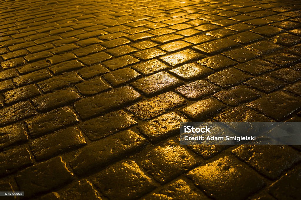 Strada acciottolate - Foto stock royalty-free di A forma di blocco