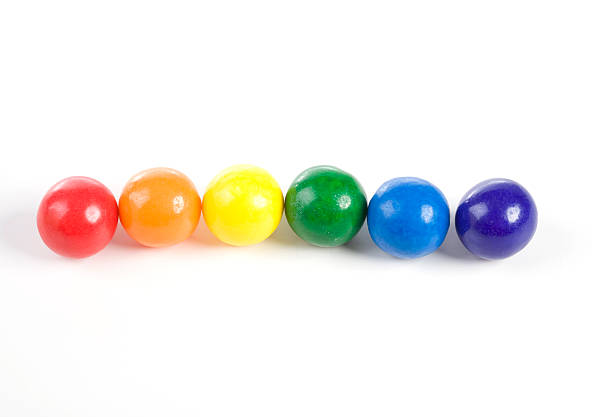 istock Line of gumballs 174769250