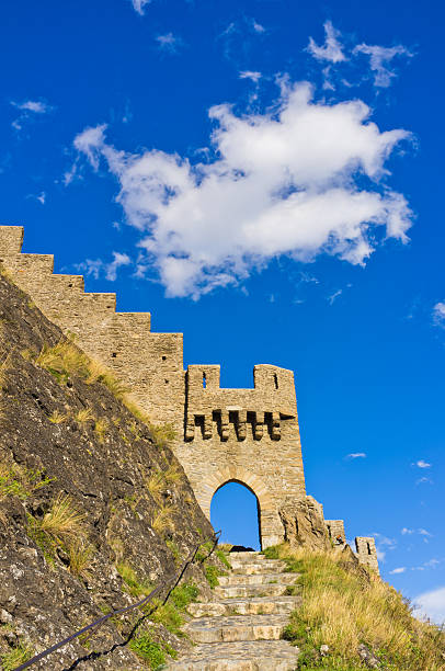 Tower at the Castle of Gorizia in Italy.