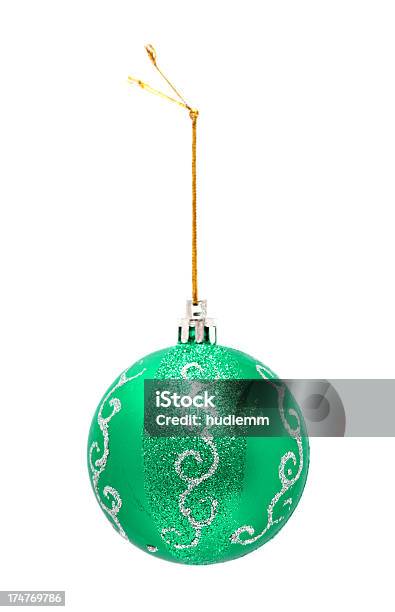 Christmas Ball Isolated On White Background Stock Photo - Download Image Now - 2013, Bright, Bubble