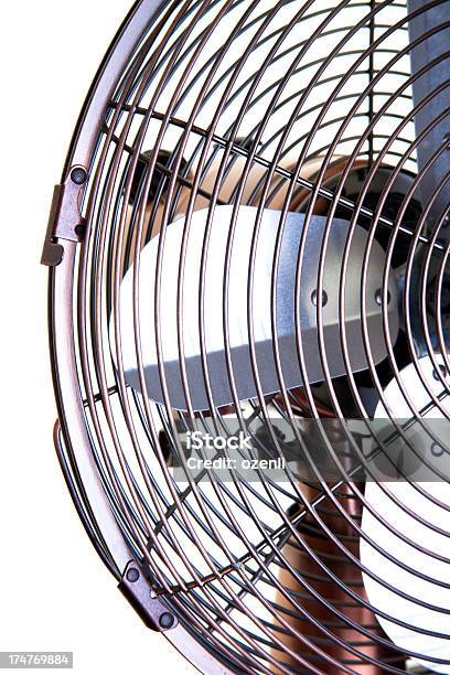 Electric Fan Detail Stock Photo - Download Image Now - Antique, Appliance, Blade