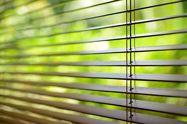 Blind Window stock photo