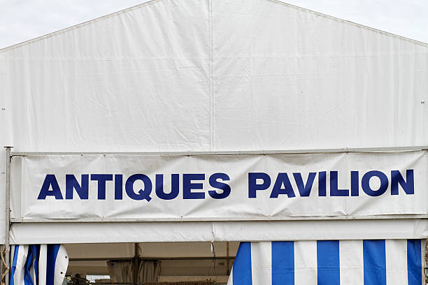 istock Antiques pavilion tent with copy space 174770791